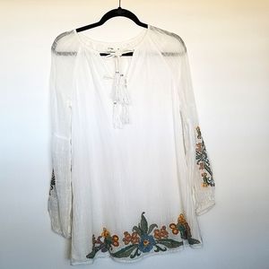 Tularosa embroidered beaded dress